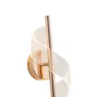 EUROLAMP ARTE ILLUMINA SILK ACRYLIC Falilámpa beépített LED FRENCH GOLD 8W 3000K 300X130mm 