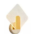 EUROLAMP ARTE ILLUMINA SILK ACRYLIC Falilámpa beépített LED GOLD 8W 3000K 255X225 X60mm 