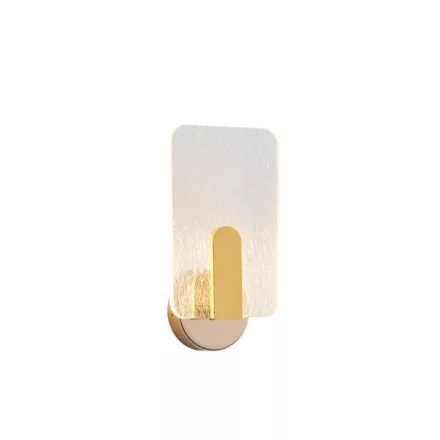 EUROLAMP ARTE ILLUMINA SILK ACRYLIC Falilámpa beépített LED GOLD 8W 3000K 275 X150 X 60mm 