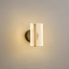 EUROLAMP ARTE ILLUMINA SILK ACRYLIC Falilámpa beépített LED FRENCH GOLD Pontozott mintával 8W 3000K 175X10 X105mm 