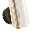 EUROLAMP ARTE ILLUMINA SILK ACRYLIC Falilámpa beépített LED FRENCH GOLD Pontozott mintával 8W 3000K 175X10 X105mm 