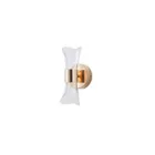 EUROLAMP ARTE ILLUMINA SILK ACRYLIC Falilámpa beépített LED FRENCH GOLD Vonal mitával 8W 3000K 225X95 X105mm 