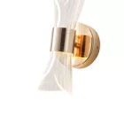 EUROLAMP ARTE ILLUMINA SILK ACRYLIC Falilámpa beépített LED FRENCH GOLD Vonal mitával 8W 3000K 225X95 X105mm 