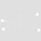 EUROLAMP ARTE ILLUMINA SKYLINE Függesztett lámpatest 4XΕ27 1000X550mm Fehér