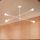 EUROLAMP ARTE ILLUMINA SKYLINE Függesztett lámpatest 4XΕ27 1000X550mm Fehér