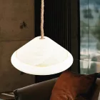 EUROLAMP ARTE ILLUMINA SOPHIE Üveg világító Φ45 HONEY