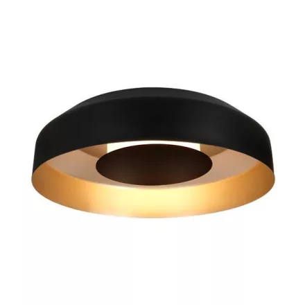 EUROLAMP ARTE ILLUMINA STIGMA Mennyezeti Lámpatest Fekete - GOLD 20W Φ400mm 