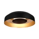 EUROLAMP ARTE ILLUMINA STIGMA Mennyezeti Lámpatest Fekete - GOLD 20W Φ400mm 