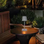 EUROLAMP ARTE ILLUMINA TABLO Asztali lámpa érintő gombos újratölthető LED 3,5W Elefánt Szürka