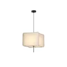 EUROLAMP ARTE ILLUMINA URBAN Függesztett lámpatest 1XΕ27 ΜΑΧ 60W Φ480ΧH900mm Bézs 