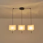 EUROLAMP ARTE ILLUMINA URBAN Függesztett lámpatest 3ΧΕ14 ΜΑΧ 40W 800Χ250Χ900mm Bézs 