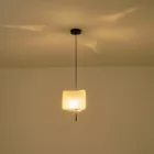 EUROLAMP ARTE ILLUMINA URBAN Függesztett lámpatest E14 MAX 40W Φ250ΧH900mm Bézs 