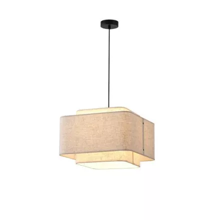 EUROLAMP ARTE ILLUMINA URBAN Függesztett lámpatest 1XΕ27 MAX 60W Φ400Χ1090mm Bézs 