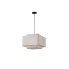 EUROLAMP ARTE ILLUMINA URBAN Függesztett lámpatest 1XΕ27 MAX 60W Φ400Χ1090mm Bézs 