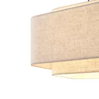 EUROLAMP ARTE ILLUMINA URBAN Függesztett lámpatest 1XΕ27 MAX 60W Φ400Χ1090mm Bézs 