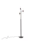 EUROLAMP ARTE ILLUMINA VELAS Állólámpa beépített LED 18W 250X1600mm Fekete - GOLD 