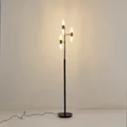 EUROLAMP ARTE ILLUMINA VELAS Állólámpa beépített LED 18W 250X1600mm Fekete - GOLD 