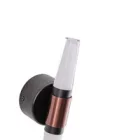 EUROLAMP ARTE ILLUMINA VELAS Falilámpa beépített LEDt LED 6W Φ80X240mm Fekete - GOLD 