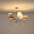 EUROLAMP ARTE ILLUMINA VELI Függesztett lámpatest FehérFekete 6XE14 ΜΑΧ 40W Φ740X640mm 