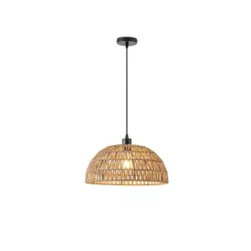   EUROLAMP ARTE ILLUMINA VENTO Függesztett lámpatest E27 MAX 40W 390X1270mm - Barna RATTAN 