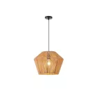 EUROLAMP ARTE ILLUMINA VENTO Függesztett lámpatest E27 MAX 40W 400X1320mm - Barna RATTAN 