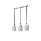 EUROLAMP ARTE ILLUMINA VERONA Függesztett lámpatest 3XE14 ΜΑΧ 40W 570X130X1000mm 