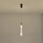 EUROLAMP ARTE ILLUMINA VIAL Függesztett lámpatest üvegbürával 7 6W Φ60x1700mm 