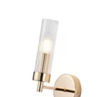 EUROLAMP ARTE ILLUMINA VINY Falilámpa beépített LED GOLD 1XE14 ΜΑΧ 40W 155Χ100Χ245mm 