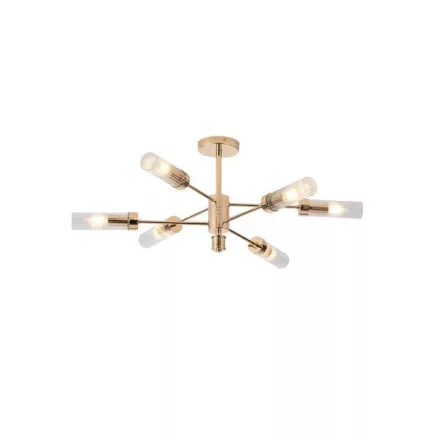 EUROLAMP ARTE ILLUMINA VINY Függesztett lámpatest GOLD 6XE14 MAX 40W Φ830X330mm 