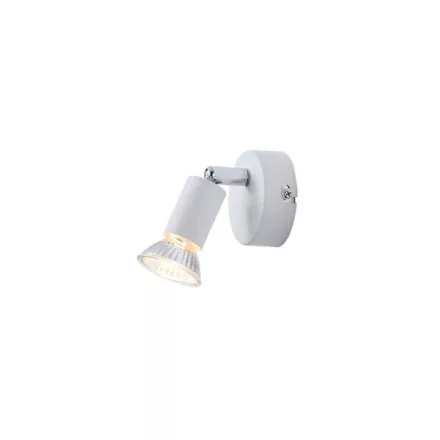 EUROLAMP ARTE ILLUMINA VORRAS SPOT MOVABLE Fém Fehér1XGU10 D70XH105mm 
