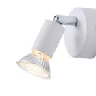 EUROLAMP ARTE ILLUMINA VORRAS SPOT MOVABLE Fém Fehér1XGU10 D70XH105mm 