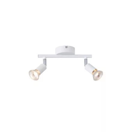 EUROLAMP ARTE ILLUMINA VORRAS SPOT MOVABLE Fém Fehér2XGU10 220X80X125mm 