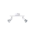 EUROLAMP ARTE ILLUMINA VORRAS SPOT MOVABLE Fém Fehér2XGU10 220X80X125mm 