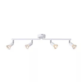   EUROLAMP ARTE ILLUMINA VORRAS SPOT MOVABLE Fém Fehér4XGU10 600X80X130mm 