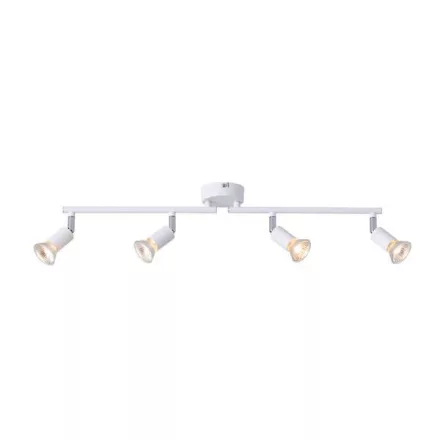 EUROLAMP ARTE ILLUMINA VORRAS SPOT MOVABLE Fém Fehér4XGU10 600X80X130mm 