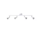 EUROLAMP ARTE ILLUMINA VORRAS SPOT MOVABLE Fém Fehér4XGU10 600X80X130mm 