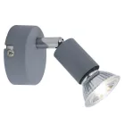 EUROLAMP ARTE ILLUMINA VORRAS SPOT MOVABLE Fém Szürka 1XGU10 70X105mm 