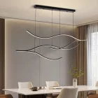 EUROLAMP ARTE ILLUMINA WAVES Függesztett lámpatest beépített LED 30W Fekete 30x1200x1450mm