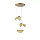 EUROLAMP ARTE ILLUMINA WAVES Függesztett lámpatest beépített LED réz GOLD 6W 425Χ1500mm